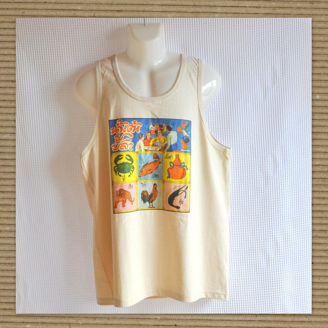 Sale タンクトップ カードゲーム イラスト Far Out