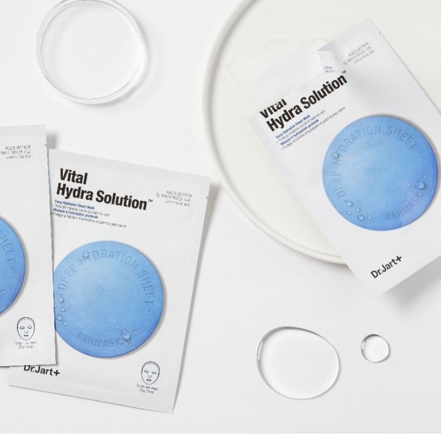 Dr Jart １箱５枚入 Dermask Water Jet Vital Hydra Solution ダーマスクウォータージェットバイタルハイドラ ソリューション Thepinkshop