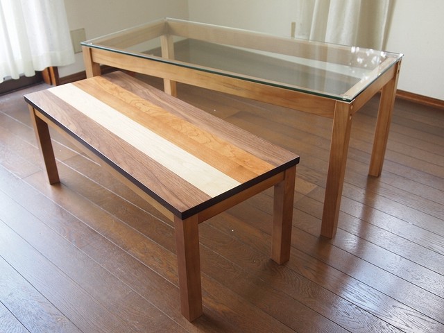 Nordic Nest Glass Table / 北欧ナチュラルスタイル 北欧 ネストガラステーブル