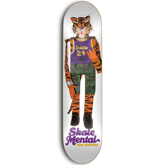 SKATE MENTAL KOSTON TIGER WHITE 8インチ