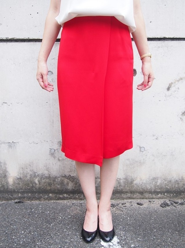 名前のないブランド ラップタイトスカート Suifu