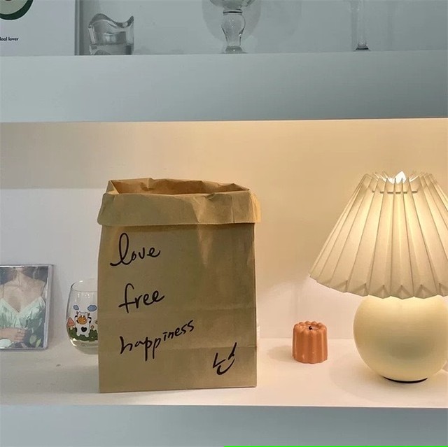 ペーパーバッグ ナチュラルカラー 韓国雑貨 韓国インテリア 置き画くら部 Nuance You 韓国インテリア 韓国ファッション 北欧インテリア 海外インポート品 通販shop