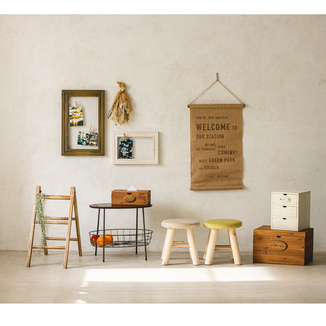 木製インテリアはしご フォレ ステップラダー ウッドラダー アビテ Happychoco インテリア雑貨店