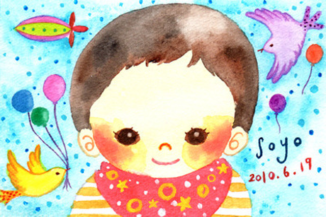 サイズ オーダーメイドイラスト Happyアトリエショップ イラストレーターseiko