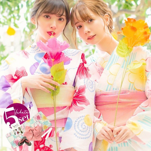 大特価 浴衣 レディース 1人で簡単に着れる ゆかた 作り帯 下駄 カタログ 腰ひも 豪華浴衣5点セット 作り帯仕様 金魚 インスタ トレンド かわいい オトナ 人気セレクト浴衣 和装 ショップ