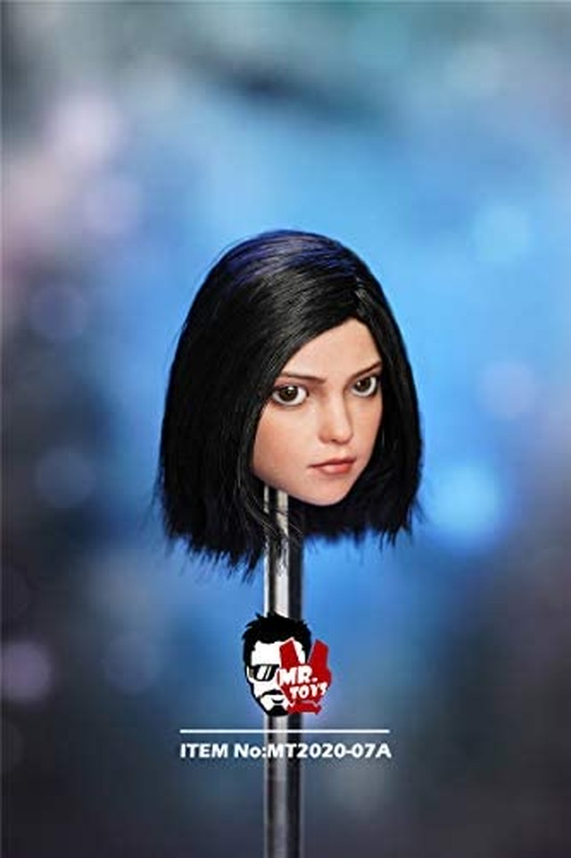 Jpcs Tbmodel Mr Toys 1 6 フィギュア用 美少女 ヘッド 萌え萌える かわいい 女性の頭部 アクセサリー 植毛タイプ Mt 07 A Az Japan Classic Store