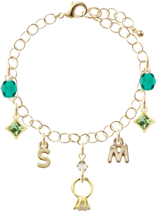 指輪とイニシャルのブレスレット S M Sixtones 目立つライブアクセサリーショップ Horryhsj