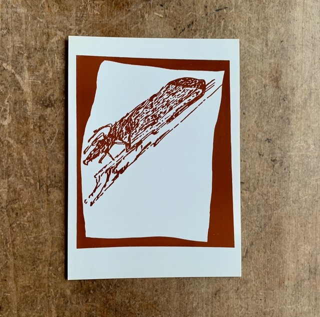 ポストカード ヨーゼフ ボイス Joseph Beuys Postcard Hirsch Auf Urschlitten Telescopeart Art美術古書店