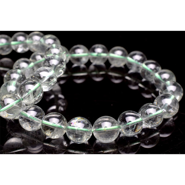 ☆数量限定再入荷☆【レアアメジスト】希少AA 天然石グリーンアメジスト 23粒 ブレスレット(8mm)