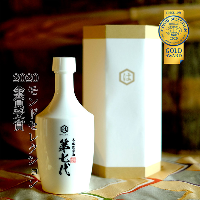 第七代 540日木桶熟成醤油500ml-1本入ギフト箱