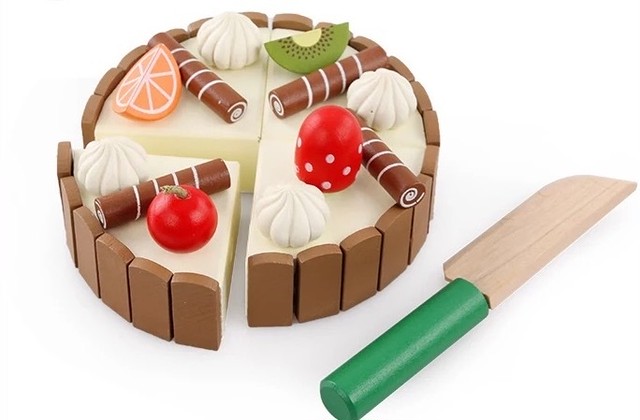 木製 おもちゃ ケーキ スイーツ ままごと 人気 可愛い プレゼント Dyh海外子供用品