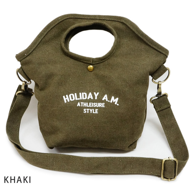 バッグ 2way ショルダーバッグ トートバッグ 帆布 キャンバス レディース メンズ Holidaya M 128 Keys