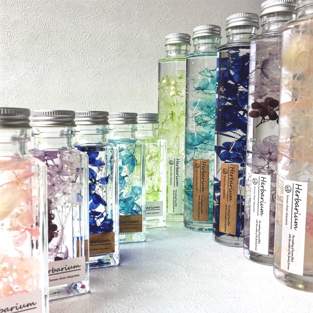 再販2 受注生産品 倉敷ハーバリウム 藤 Q Lazo