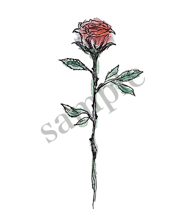 薔薇タトゥーシールセット Jellyflower