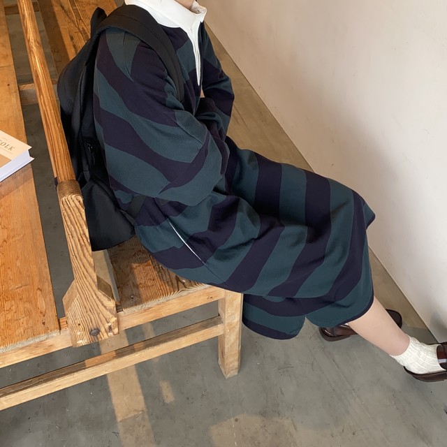 rugger shirt one-piece