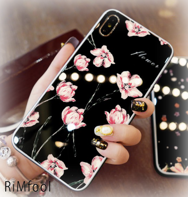 Phonex Iphonexs Iphone Xr Iphone Xs Max ケース 機種対応スマホケース可愛い 花柄 Iphoneケース シリコンケース Rimfool