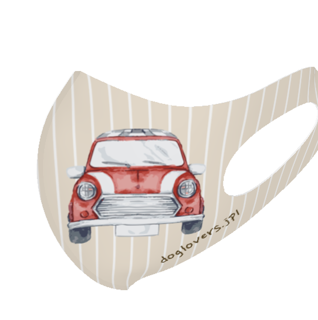 日本製クール立体マスク 感染予防の必須アイテム 車のイラストがカッコいいマスク ファッションとして楽しめる Uv花粉カット 洗って繰り返し使える Takumiba Dog Lovers Jp1