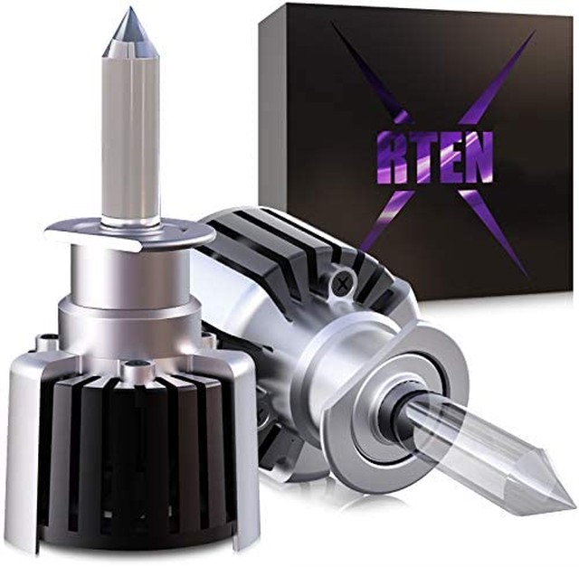 Jpcs 令和3年最強360 発光 Feison H1 Led ヘッドライト 車検対応 角度調整無し 360 無死角発光 100w lm Dc12v車対応 ハイブリッド車 Ev車対応 ホワイト 6500k Ledバルブ 2個入 3年間保証 Az Japan Classic Store