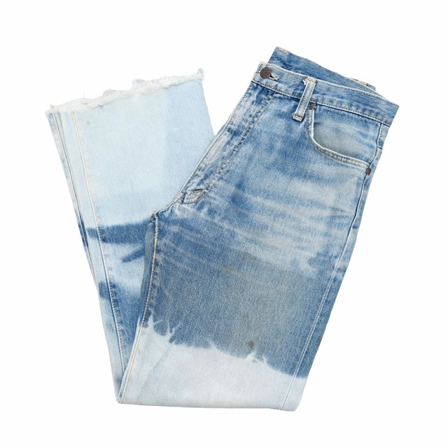 Jp vtg BOBSON bleach custom demim pants
