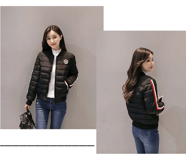 中綿ライトダウン レディースアウター ノーカラージャケット スポーティカジュアル ガーリー ミルキーネオン ブルゾン 秋冬 Cd13 Idear