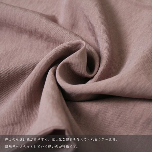 再入荷予定なし シアー素材 バックフリル オールインワン Pureentity