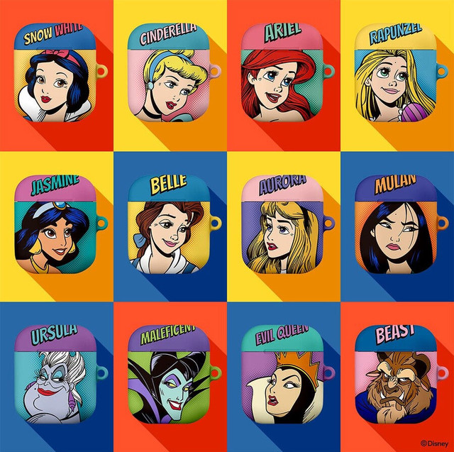 ディズニー プリンセス アメコミ Disney Airpods エアポッズ イヤホンケース イラスト Pop ヴィランズ シンデレラ アリエル 魔女 Zoom Disney Airpods04 Hanholic Jp Iphoneケース スマホアクセサリー 輸入雑貨