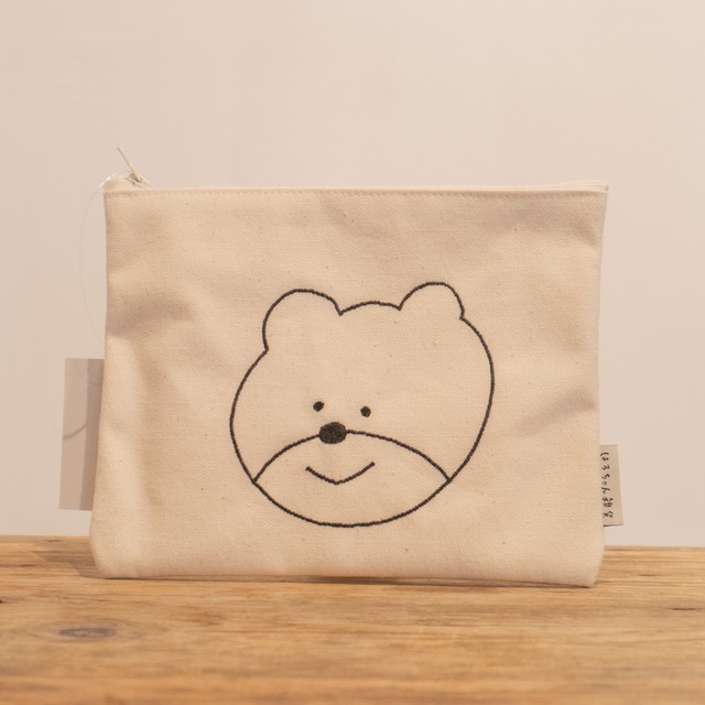 はるちゃん雑貨 おかおポーチ シンカイ