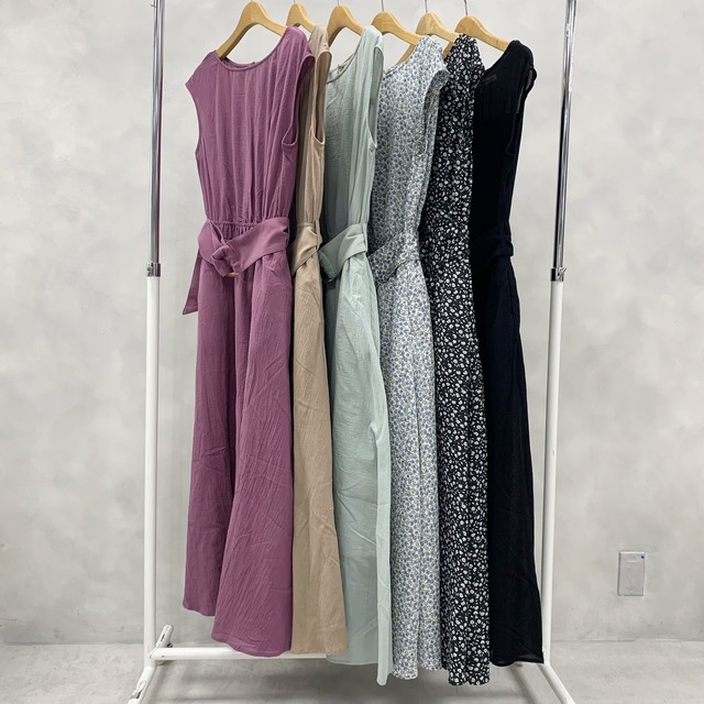 べっ甲dかん太ベルト涼しげワンピース Every Very Niceclaup