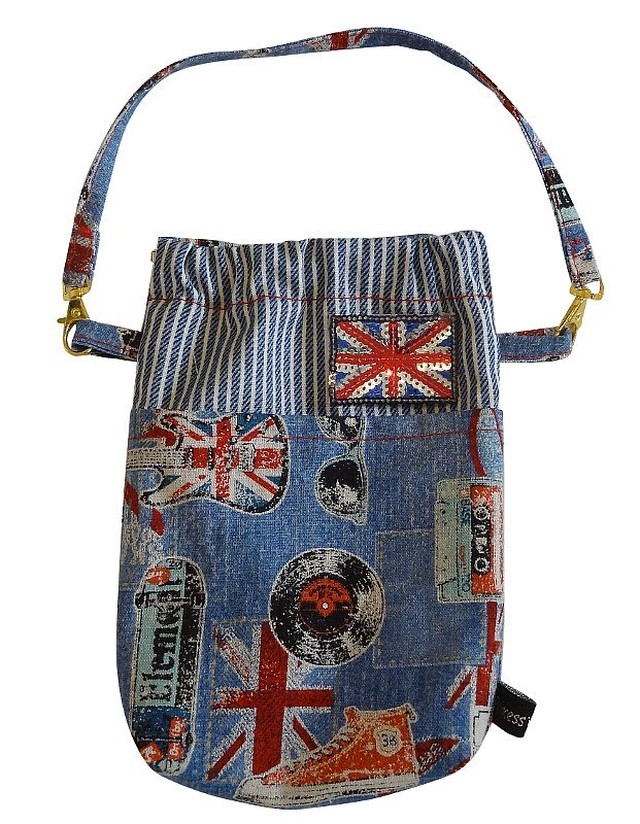 消臭マナーポーチ＜ロック×デニム＞