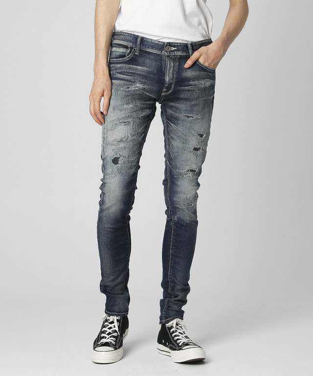 Vanquish Hard Remake Stretch Skinny Denim Pants Vjp2237 Ind