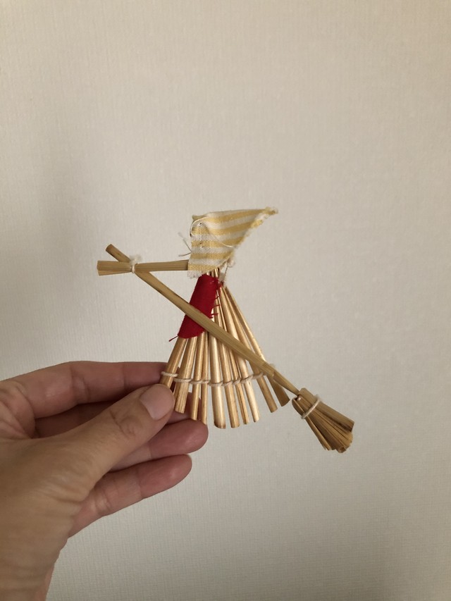 北欧 スウェーデン ストローオーナメント 魔女 ヴィンテージ Pilvi ピルヴィ