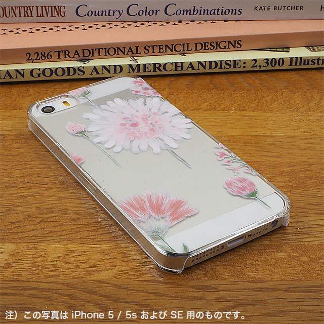 透明スマホケース Iphone 11pro Max 11 Xr Xsmax 8plus 7plus 6plus 6splus 用 花々ピンク 側面印刷無 かわいい赤やピンク花柄アイフォンケース カバー Cloth Tree