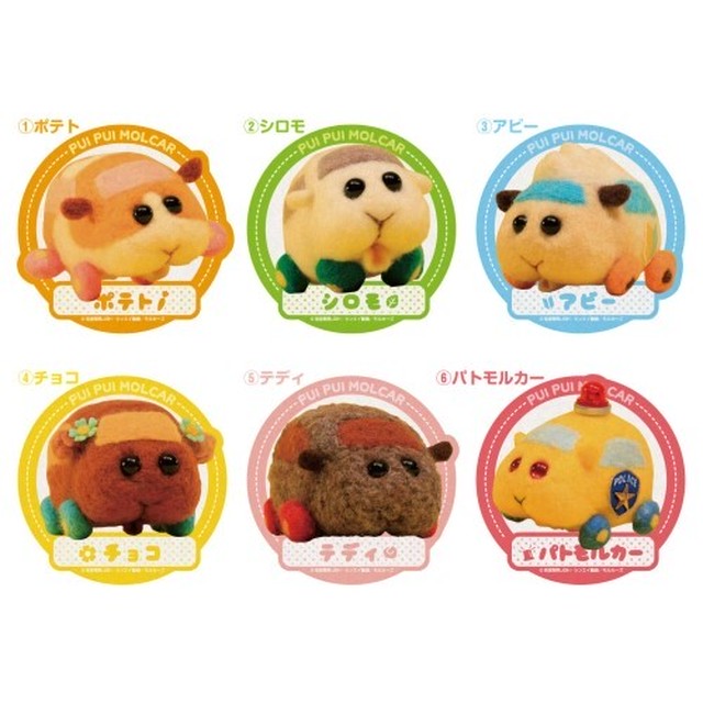 PUI PUI モルカー トラベルステッカー 全6種 / エンスカイ