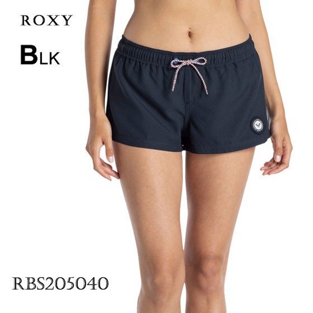 Rbs5040 ロキシー ボードショーツ レディース 女性 水着 海パン サーフパンツ ビーチ 黒 無地 S Morning Calm Roxy Beachdays Okinawa