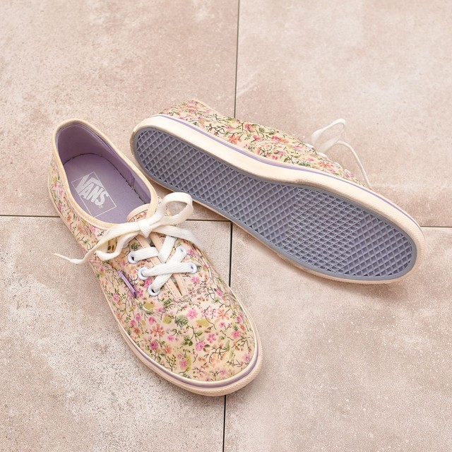 VANS flower pattern model authentic