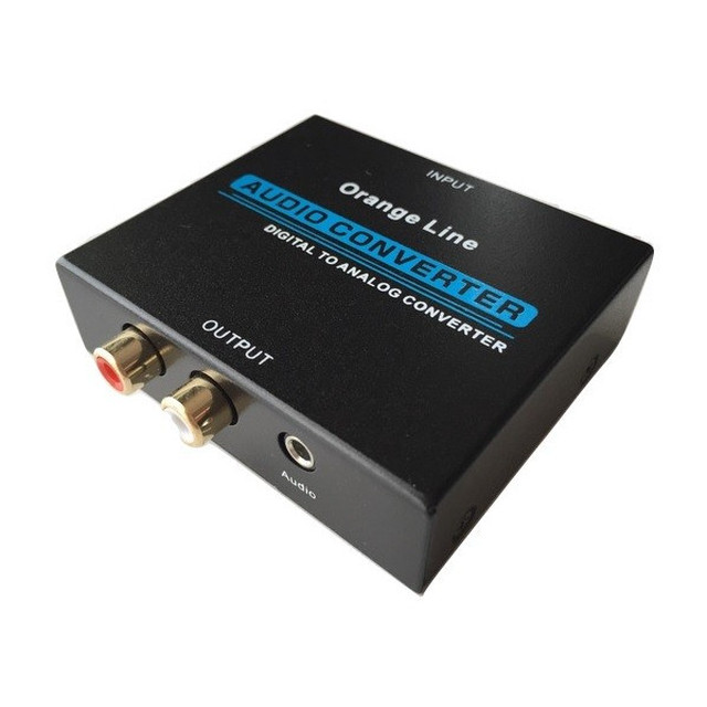 音声 デジタル アナログ変換器 入力 光 同軸 出力 コンポジット Rca ステレオミニプラグ Orangeline