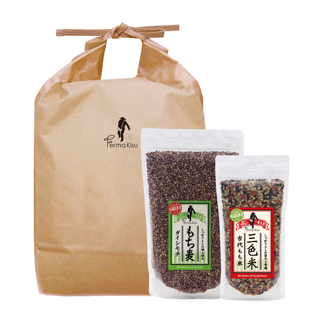白米4kg・もち麦800g・三色米200g お試しセット