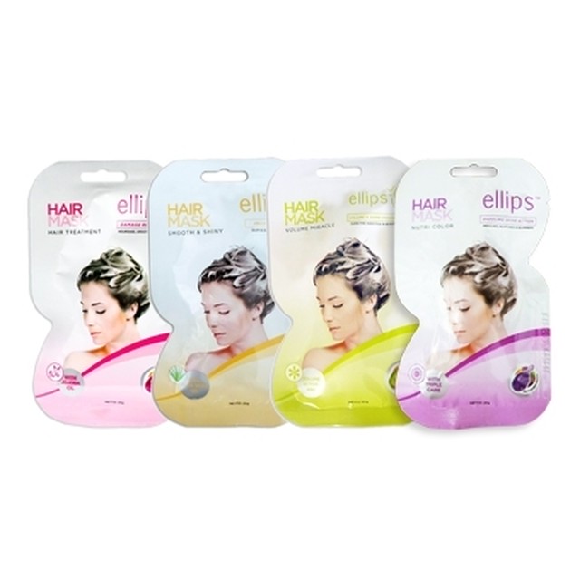 エリプス ヘアマスク Ellips Hair Mask 4種類セット8枚セット 自宅で手軽にヘッドスパ Balisannpo