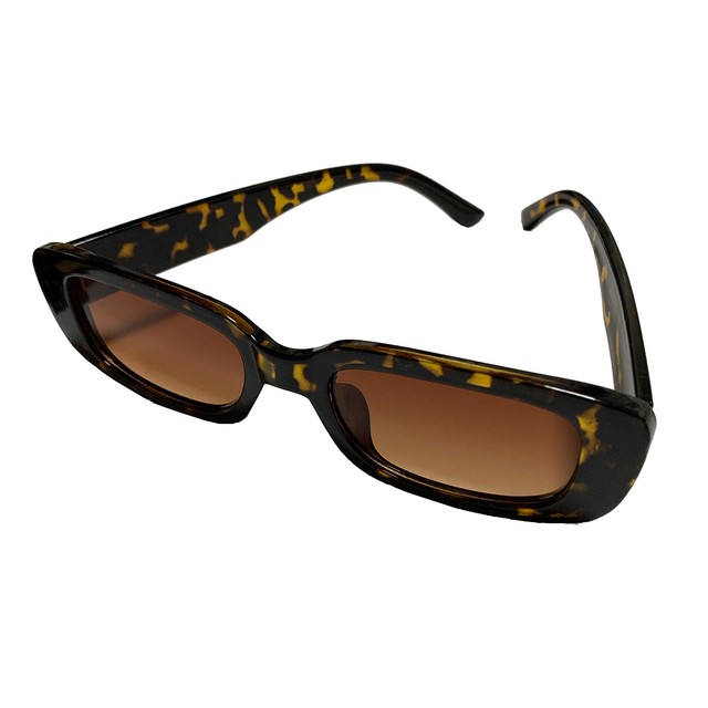 【Cat & Parfum】Square Leopard Sun Glasses