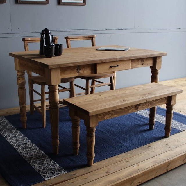 PINE Dining Set /4点セット カントリースタイル ダイニングセット