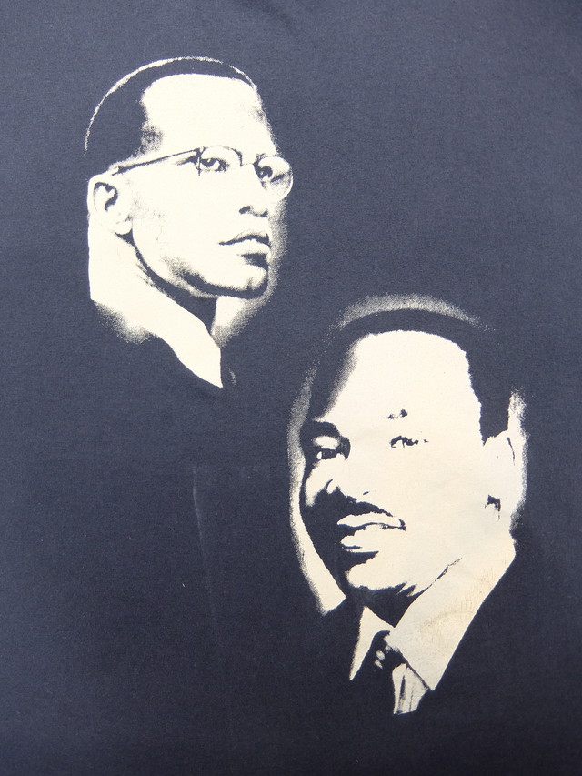 90 S Malcolm X Martin Luther King Jr Tshirt 90年代 マルコムx キング牧師 プリントtシャツ Big Time ヴィンテージ 古着 Bigtime ビッグタイム