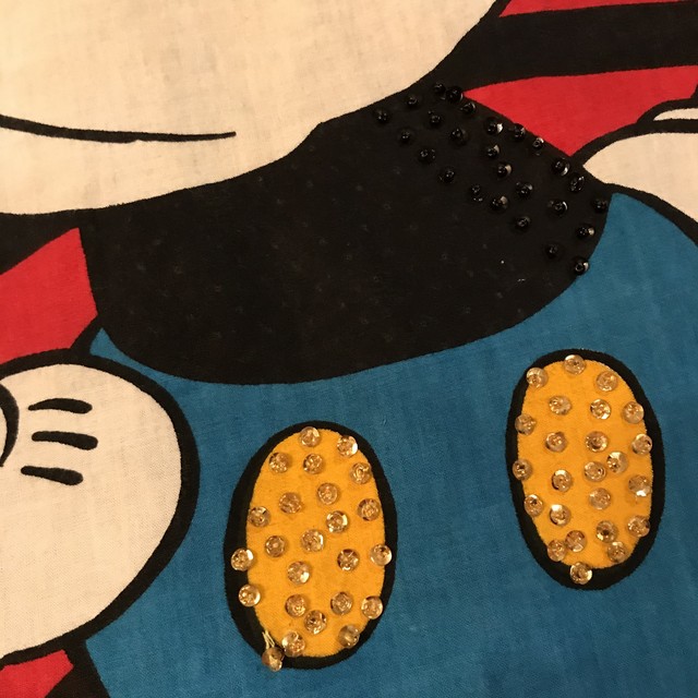 90s Mickey Disney デニムジャケット キャラクター L ミッキー ディズニー 90年代 Used Clothing Creep 古着屋 藤沢 湘南 江ノ島 江の島 鎌倉