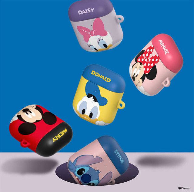 ディズニー Disney Airpods エアポッズ イヤホンケース Micky ミッキー ミニー プーさん ドナルド スティッチ イラスト Zoom Disney Airpods03 Hanholic Jp Iphoneケース スマホアクセサリー 輸入雑貨