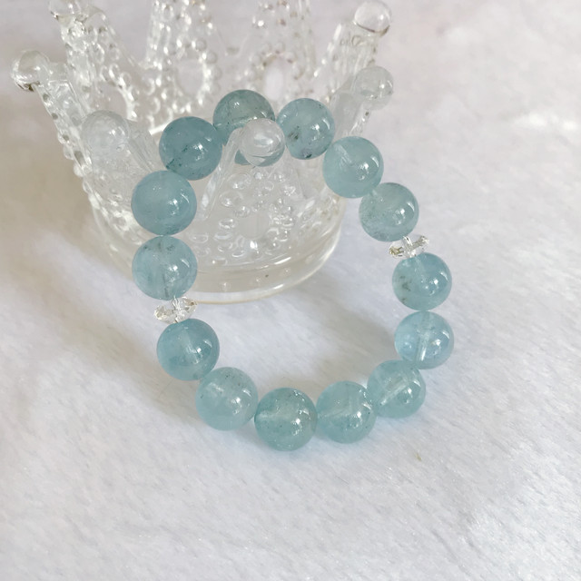 人魚の贈り物 透明アクアマリンブレス Mariage Crystal マリアージュクリスタル