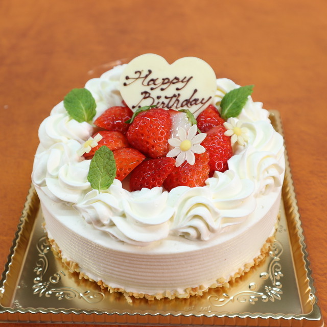 本店受取のみ Coco特製birthdaycake ホワイト生クリーム 4号 Coco Kyoto Online Store