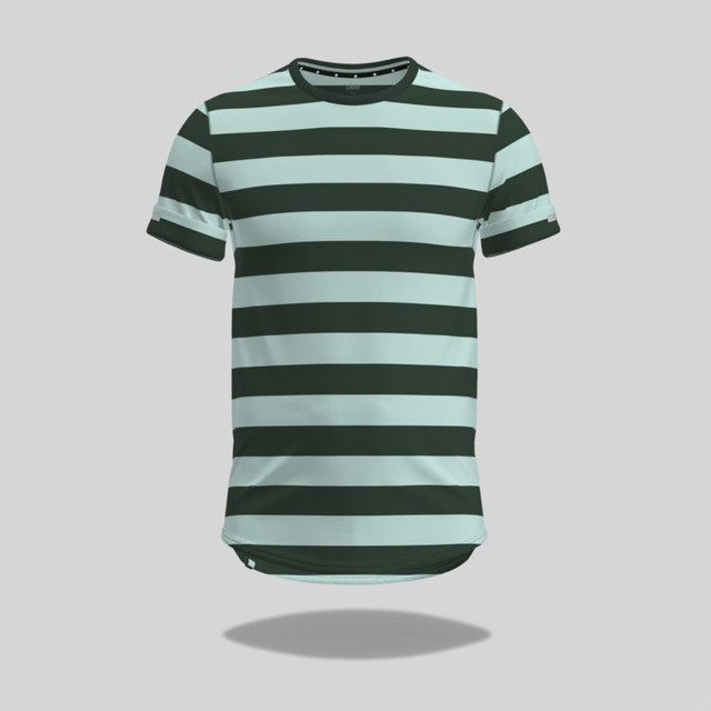 Ciele シエル Mens Nsb Tshirt Stripe メンズ Nsb Tシャツ ストライプ Tシャツ トレイルフェストランニングカンパニー