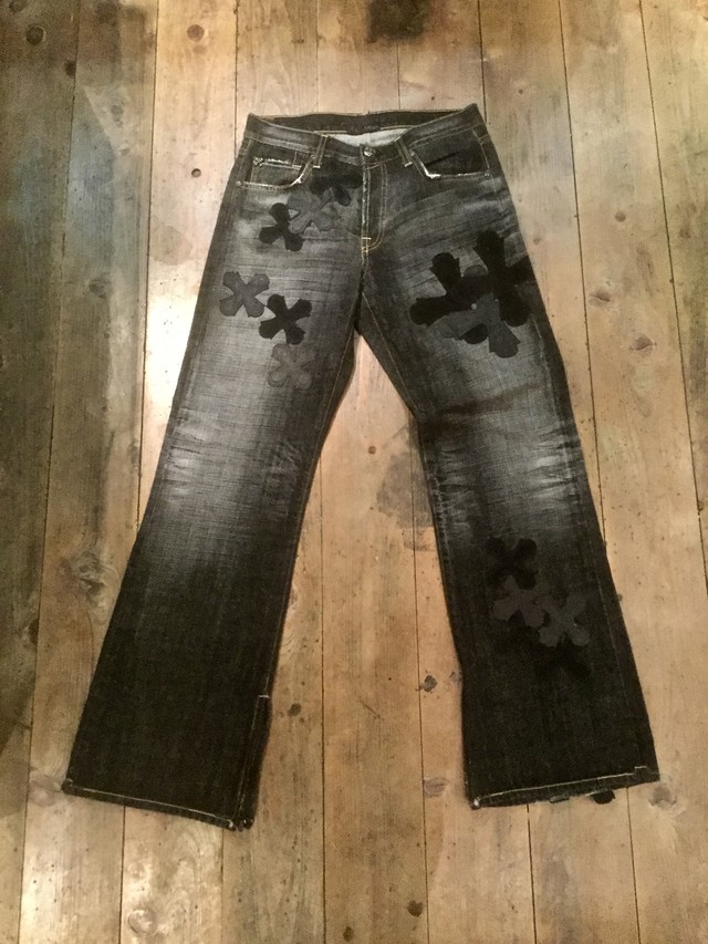 Sofferari ソファーアリ レザー パッチ ワーク デニム セブン フォー オール マンカインド Firstorderjewelry ファーストオーダージュエリー 代官山 セレクトショップ シルバージュエリー 革製品