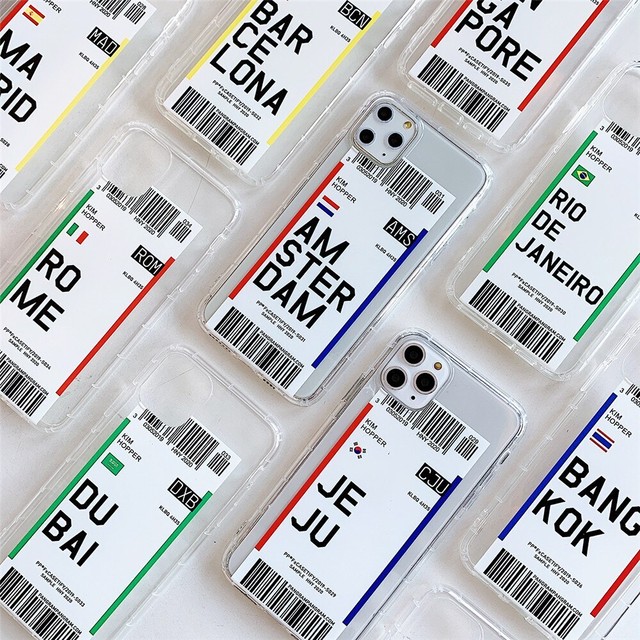 送料無料 Iphoneケース スマホケース ローマ Rome イタリア 首都 国旗 航空券 飛行機チケット 日本未発売 輸入雑貨 おしゃれ 海外旅行 人気 Hachinohe Base 1518