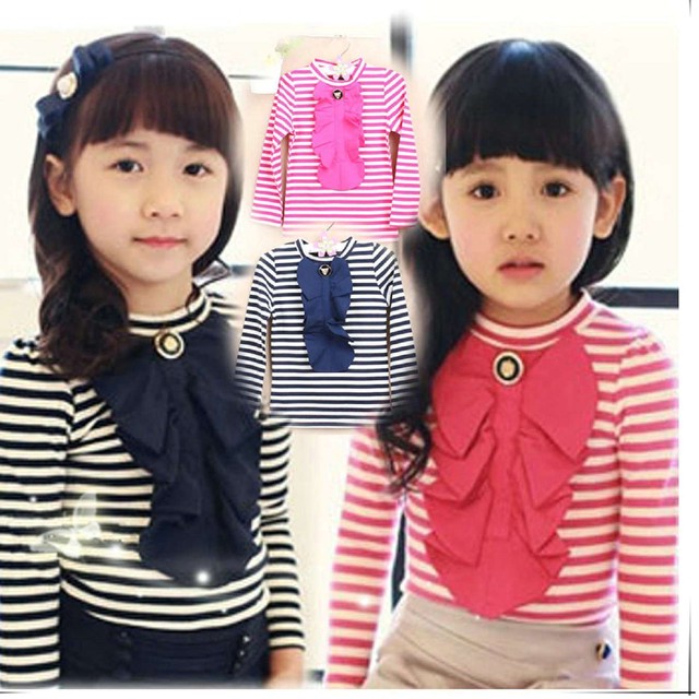 子供服 女の子 長袖 Tシャツ ボーダー アイコネクトショップ Base店