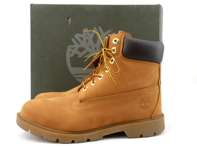 Used Timberland ティンバーランド 6inch Basic Boot Waterproof Abc Mart限定 6インチブーツ イエローブーツ メンズ 靴 27 0cm イエローブラウン Otakara Fashion